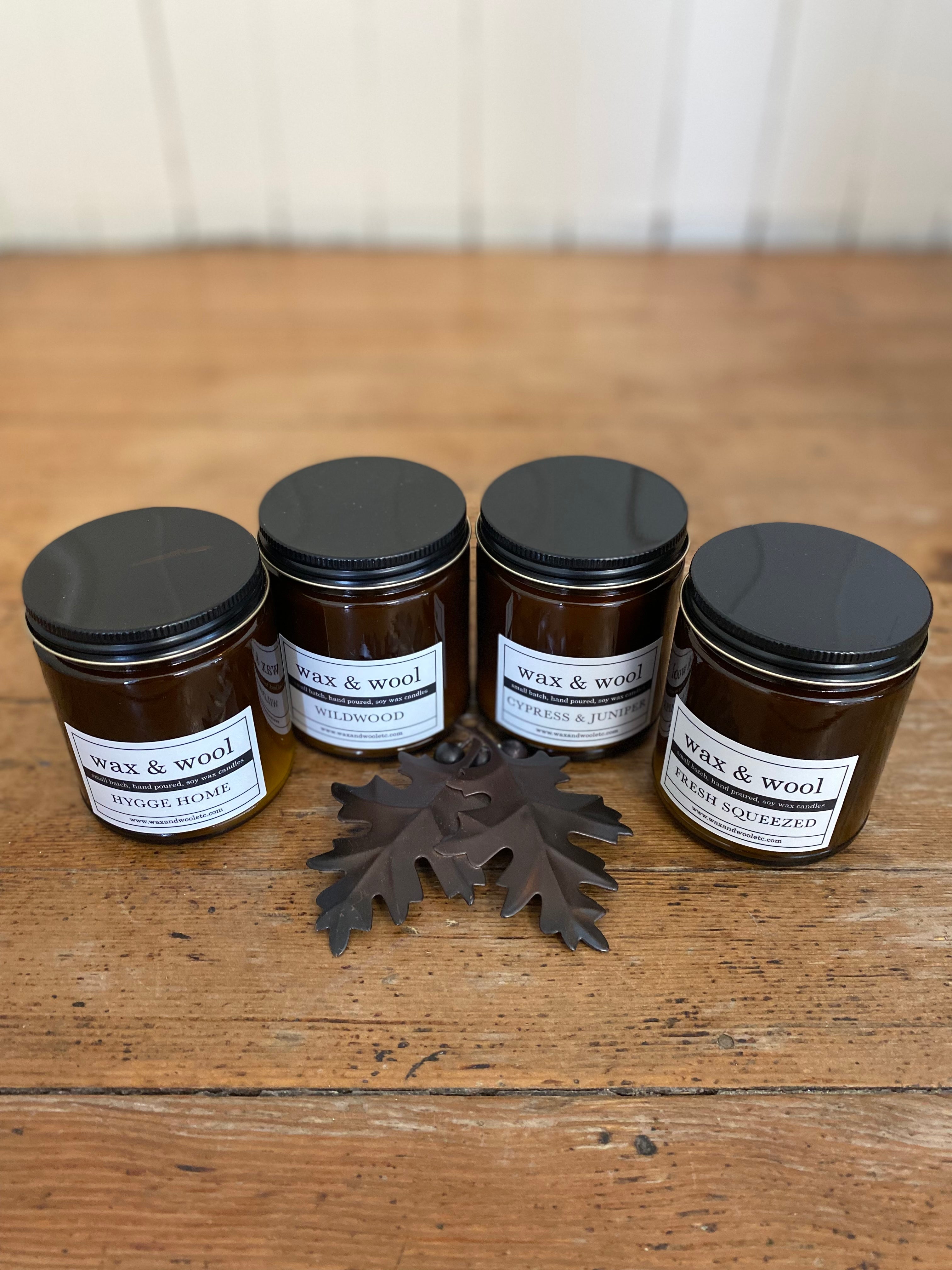 Wax and Wool Candles soy